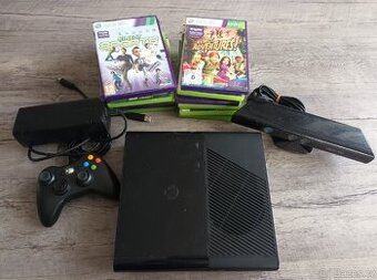 Xbox 360 E, kinect, zdarma 15 orig. her - 1