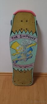 Sběratelský skateboard „The Simpsons Skate-O-Rama“