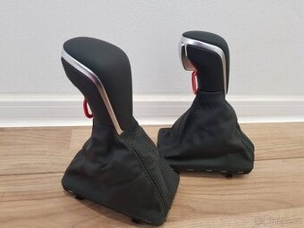 Kožená radici páka AUDI A6 A7 perforovaná aj hladká koža