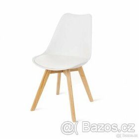 kuchyňska židle bonami 3ks kvalitní, umělá kůže, dřevo.