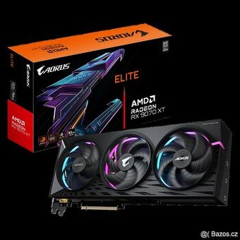 Radeon RX 9070 XT GIGABYTE AORUS ELITE 16GB - záruka 3 roky