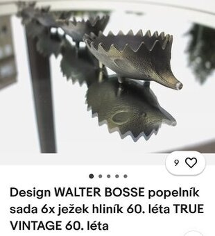 Popelník "JEŽURA" - 1