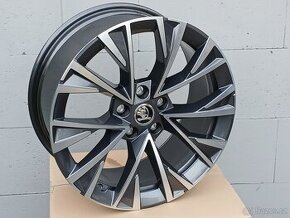 Pěkné orig alu disky Škoda Superb 3, 4 Dofida 8J 18" ET44