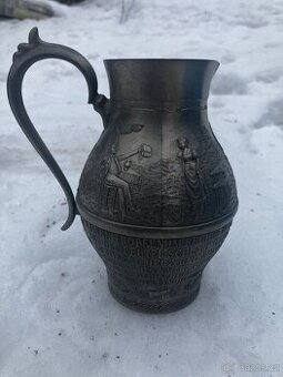 Cinovy dzban velky-cinovy dzbanek maly - 1