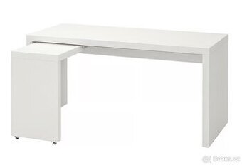 psací stůl IKEA MALM bílý
