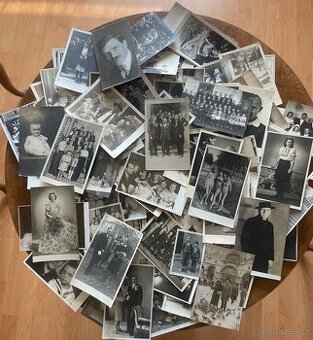 Staré fotografie + kabinetky lidé - různé doby