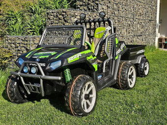 Elektrické auto Peg-Pérego Polaris Ranger RZR + vlek