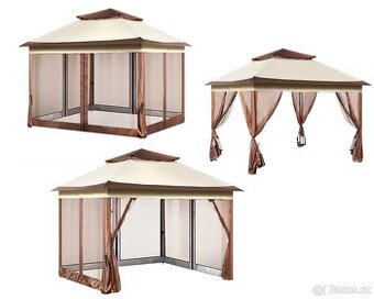 Zahradní party stan 334x334x281cm - nový