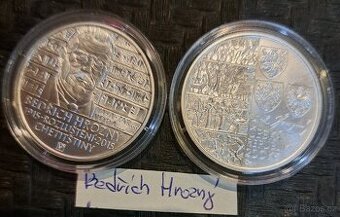 BEDŘICH HROZNÝ 2015 // PROOF // 200 Kč pamětní stříbrná minc