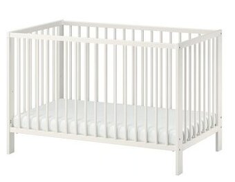 Nová nerozbalená bílá dětská postýlka IKEA GULLIVER - Brno