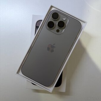 iPhone 16 Pro 128GB, přírodní titan, TOP Stav + záruka
