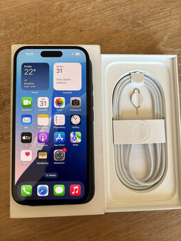 Zánovní Apple iPhone 16 Black 128GB - záruka