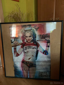 Rám na obraz (plast černý, 91x91 cm)