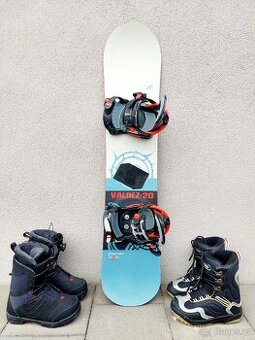 Dětský snowboard CRAZY CREEK, 120 cm + boty