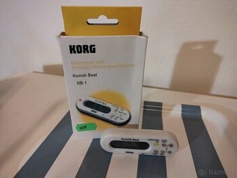 Prodám Korg Humidi-Beat (bílý) - metronom, vlhkoměr, teplomě