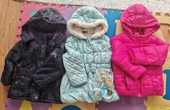 Zimní bunda s kapucí  vel. 98 - 104  2 - 3 roky