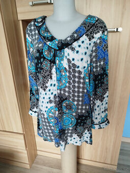 modrobílá, vzorovaná tunika, zn.Sport mode