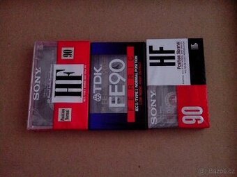 mc kazety Sony a TDK
