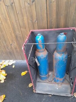 Souprava kyslíkové láhve + propan butan pro sváření a řezání