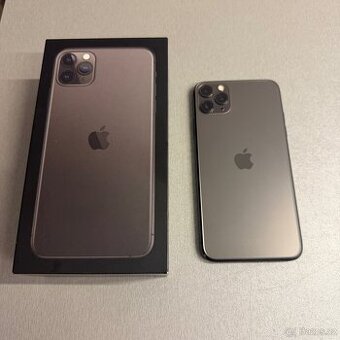 iPhone 11 Pro Max 64GB, jako nový bez škrábance, rok záruka