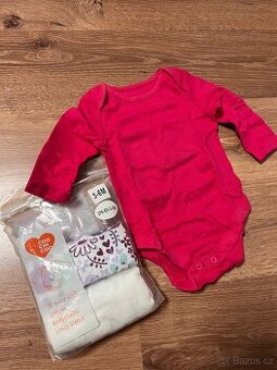 Oblečení pro miminko bodyčko , nové, cena za vše