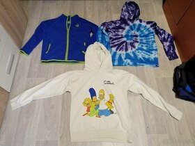Prodám mikiny vel. 146-164, kšiltovky...