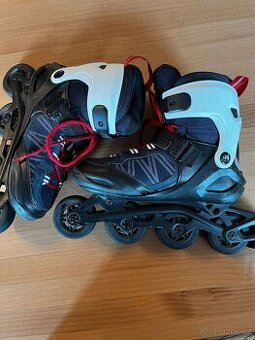 Kolečkové brusle vel. 42 + příslušenství