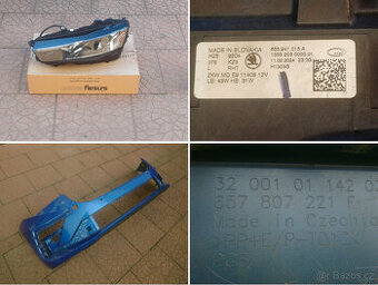 Škoda Scala lift levé světlo 655941015A nárazník 657807221 F