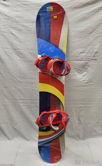 Nový snowboardový komplet Ace 151 cm s vázáním Rage