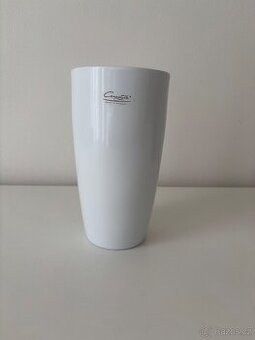 Bílý keramický květináč / váza značky Cerastyle výška 25cm