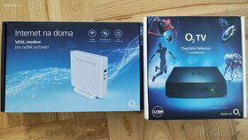 O2TV set top box + VDSL modem