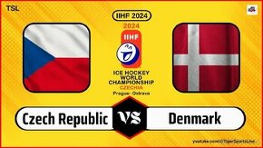 IIHF MS 2024 v hokeji, 2x bal. 15.5. CZE:DEN + SUI:GBR