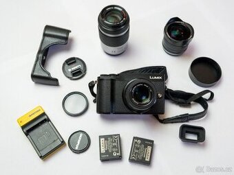 Panasonic GX9 + 3 objektivy
