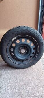 Letní pneumatiky 215/55 R16 V na plech. ráfcích