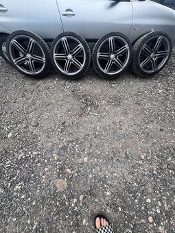 Alu kola Audi 19” pneu zimni 225 40 19
