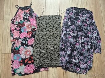 3x dívčí šaty velikost 34-36
