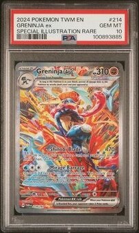 PSA 10 Greninja ex Scarlet & Violet-Twilight Masquerade 214