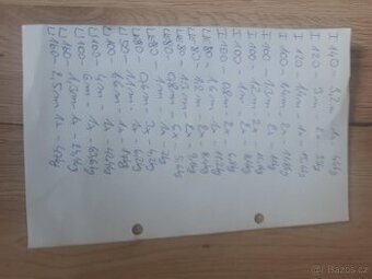 Prodám  U,UE,I profily