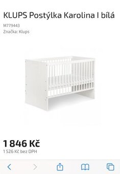 Dětská postýlka
