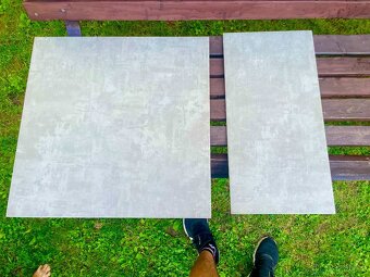 Podlahová dlažba - šedá textura, matné  60x60cm a 30x60cm