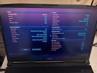 MSI Katana 17 B13VFK , i7 - 13620H , 4060 8GB , 32 GB DDR5