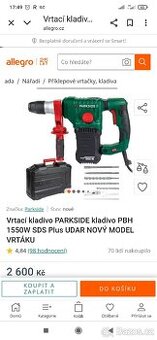 Bourací kladivo vsestrane