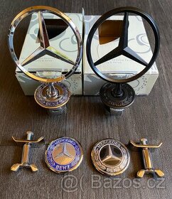 Logo na kapotu mercedes Benz 45mm nebo zaslepka 45mm