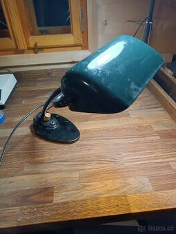 Stolní smaltovaná lampa