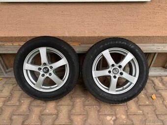 Alu disky Dezent 5x114 16 ET48 + Zimní pneu