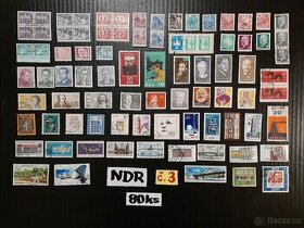poštovní známky / NDR  č.3  80ks