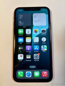 Apple iPhone XR 64gb kondice baterie 100% s kabelem iOS 18.7