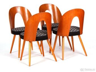 4x jídelní židle TATRA popřečaluněni, TOP stav.