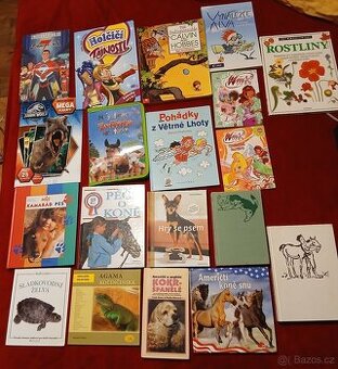 Knihy pro děti a mládež - různé ceny