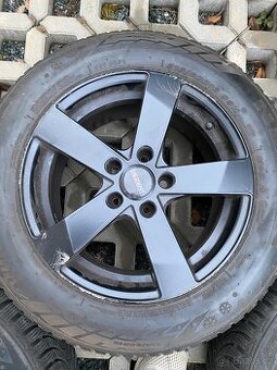 Alu kola 16” 5x112 a zimní pneu 215/60/R16 Nexen